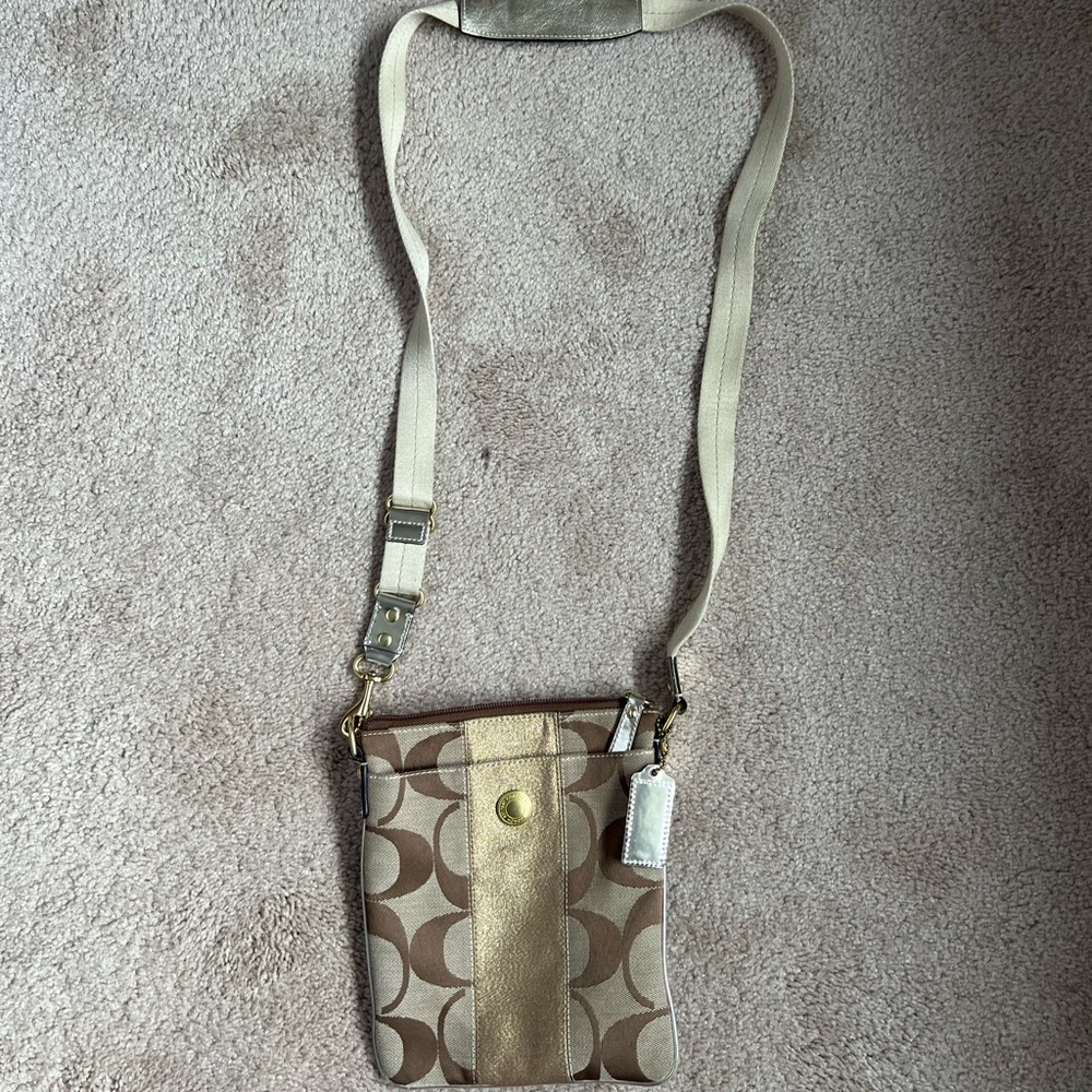 Coach cross body purse